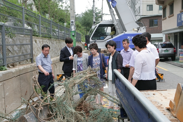 미성동 공사현장 방문